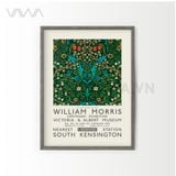  Tranh hoạ tiết cổ điển in hoa William Morris 