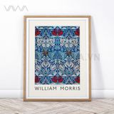  Tranh hoạ tiết cổ điển in hoa William Morris 