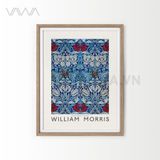  Tranh hoạ tiết cổ điển in hoa William Morris 