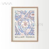  Tranh hoạ tiết cổ điển in hoa William Morris 