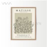  Tranh hoạ tiết cổ điển in hoa Matisse 