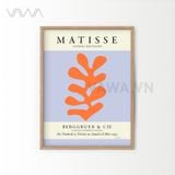  Tranh hoạ tiết cổ điển in hoa Matisse 