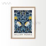  Tranh hoạ tiết cổ điển in hoa William Morris 