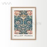  Tranh hoạ tiết cổ điển in hoa William Morris 