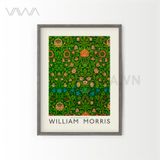  Tranh hoạ tiết cổ điển in hoa William Morris 