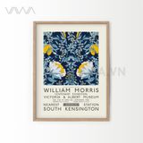  Tranh hoạ tiết cổ điển in hoa William Morris 