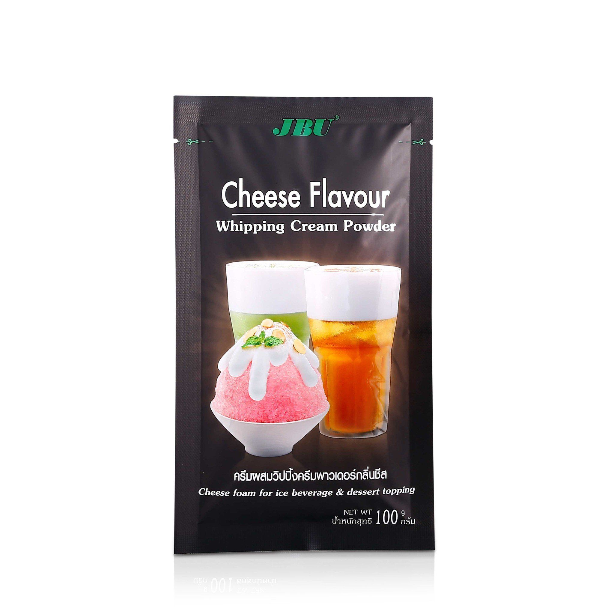 bot milk foam pho mai cream cheese powder