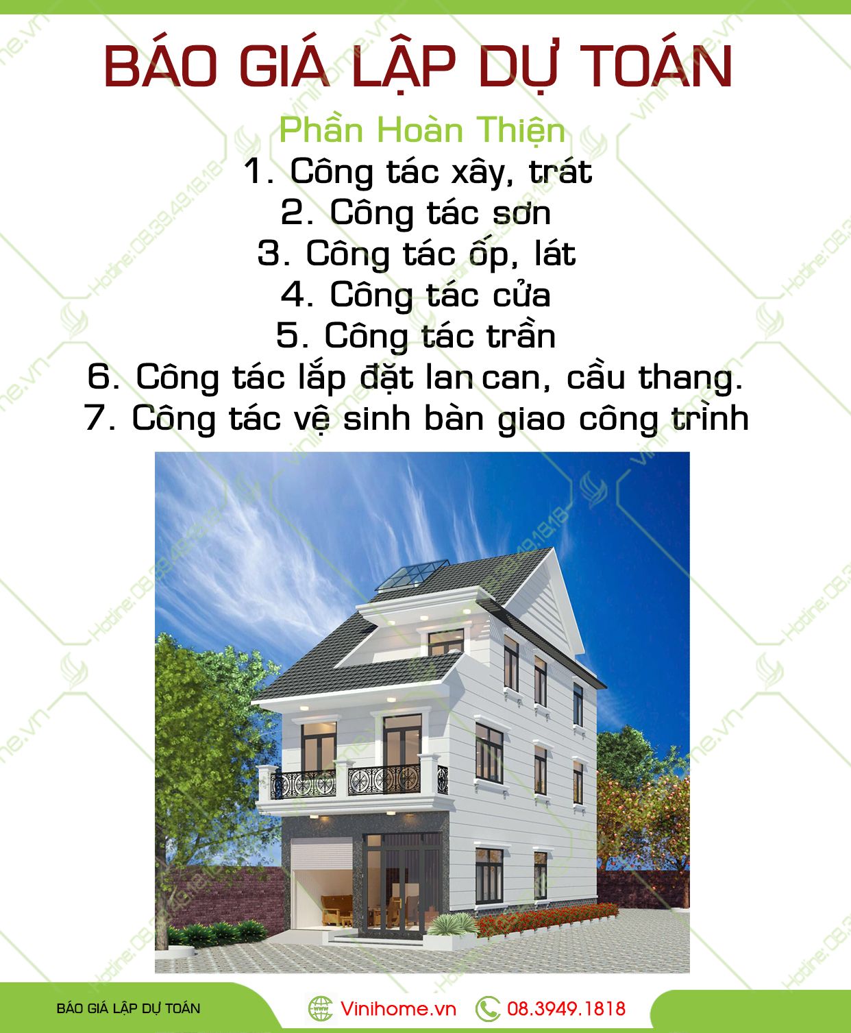  Báo Giá Lập Dự Toán 