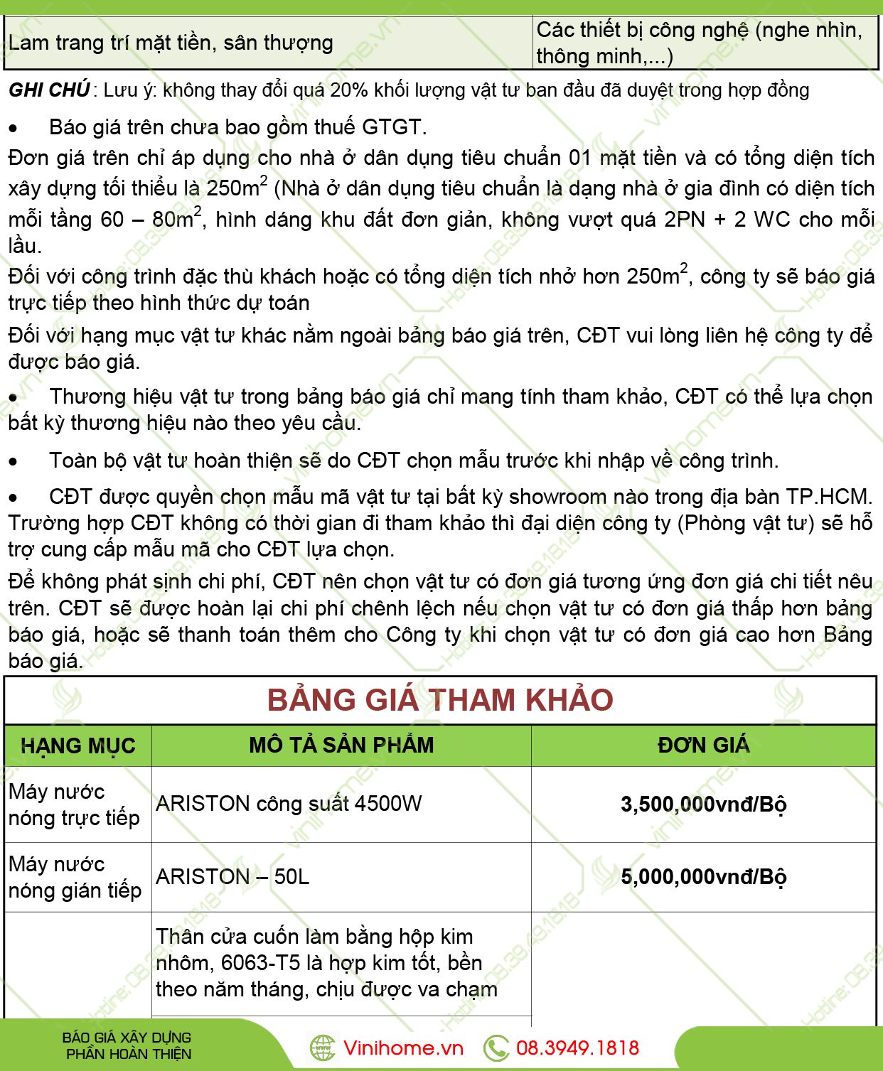  Báo Giá Hoàn Thiện 