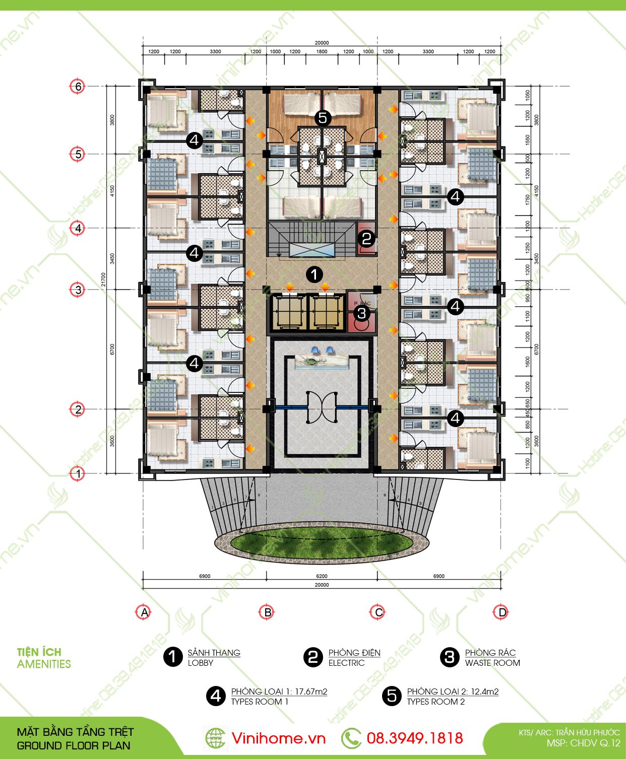  Căn Hộ Dịch Vụ - 18m2/phòng 