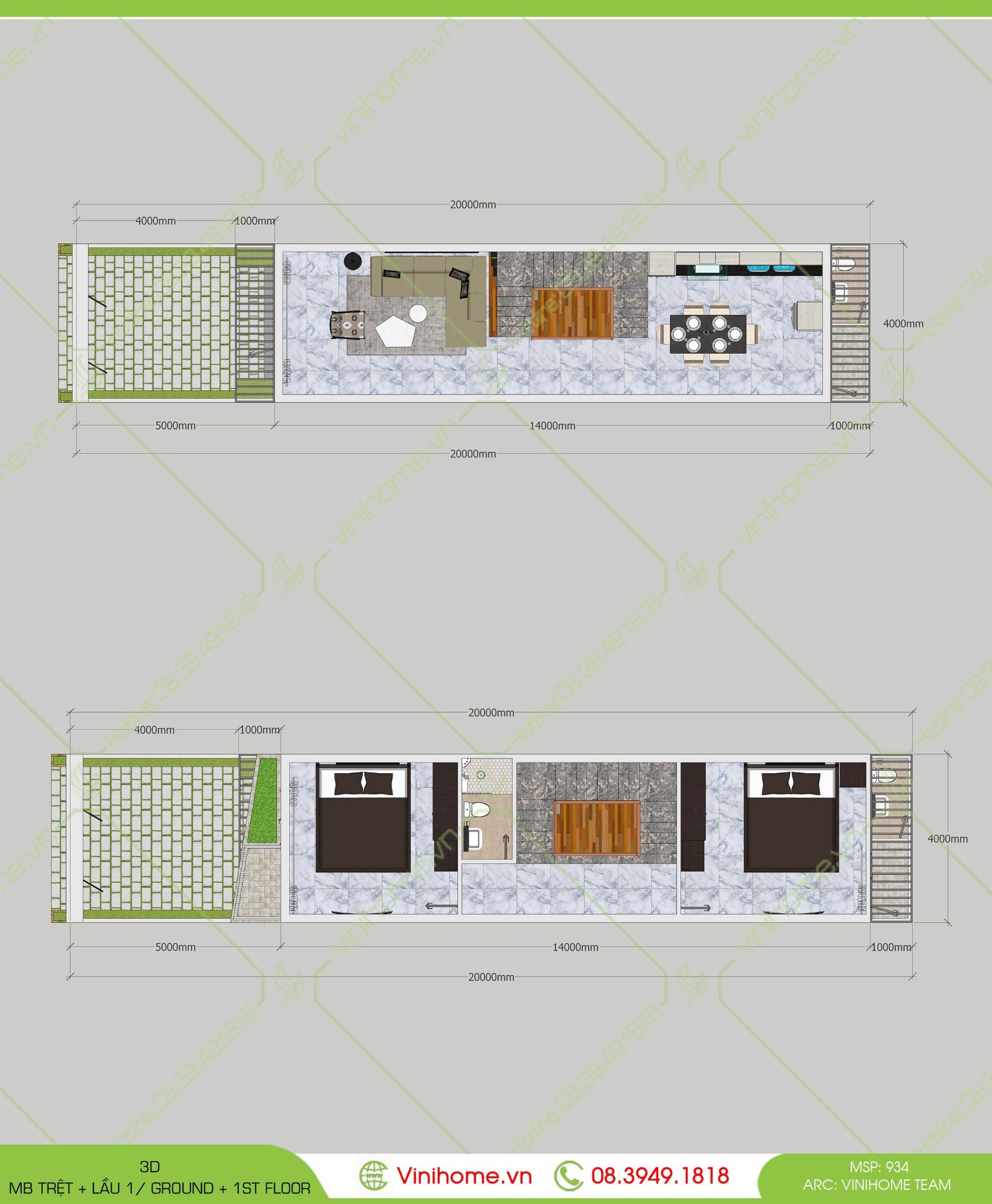  Nhà Phố 4 Tầng 4x14m 