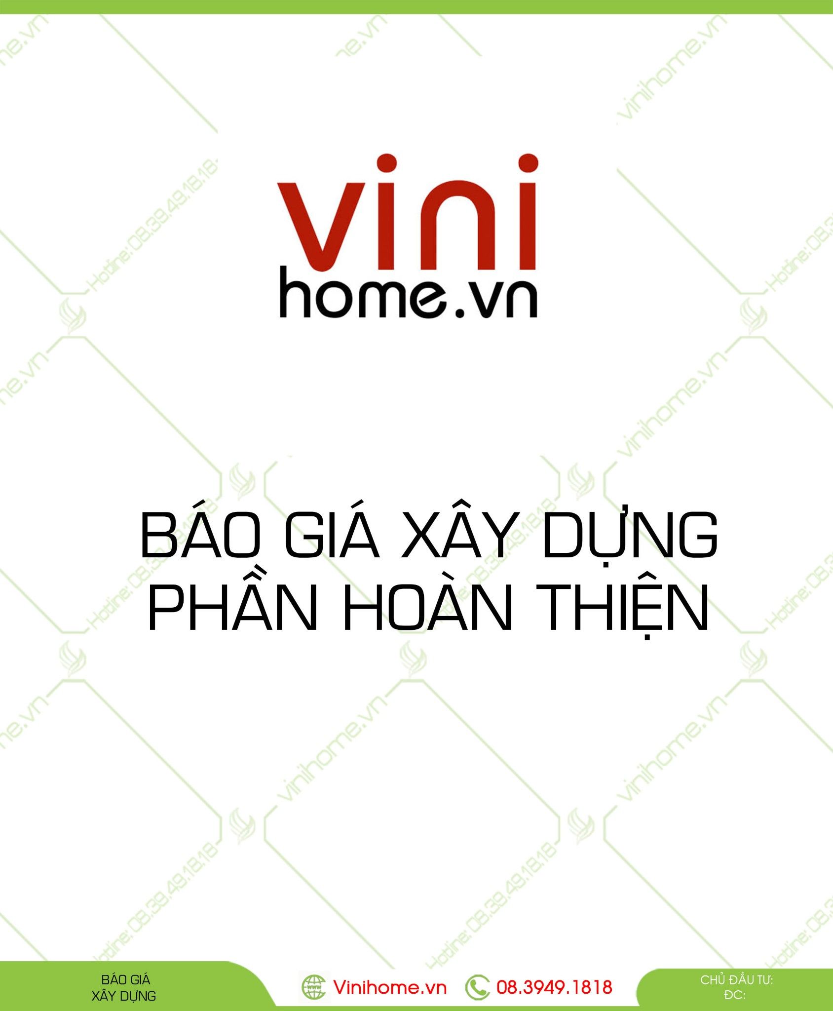  Báo Giá Hoàn Thiện 