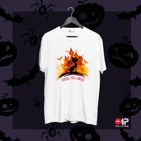  Áo thun in họa tiết Halloween HW-17 