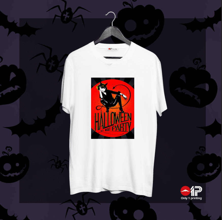 Áo thun in họa tiết Halloween HW-27