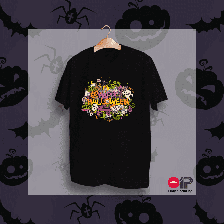 Áo thun in họa tiết Halloween HW-31