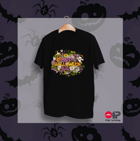  Áo thun in họa tiết Halloween HW-31 