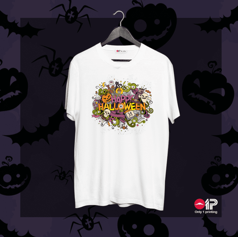  Áo thun in họa tiết Halloween HW-31 