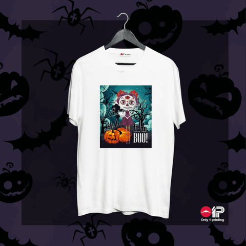  Áo thun in họa tiết Halloween HW-32 