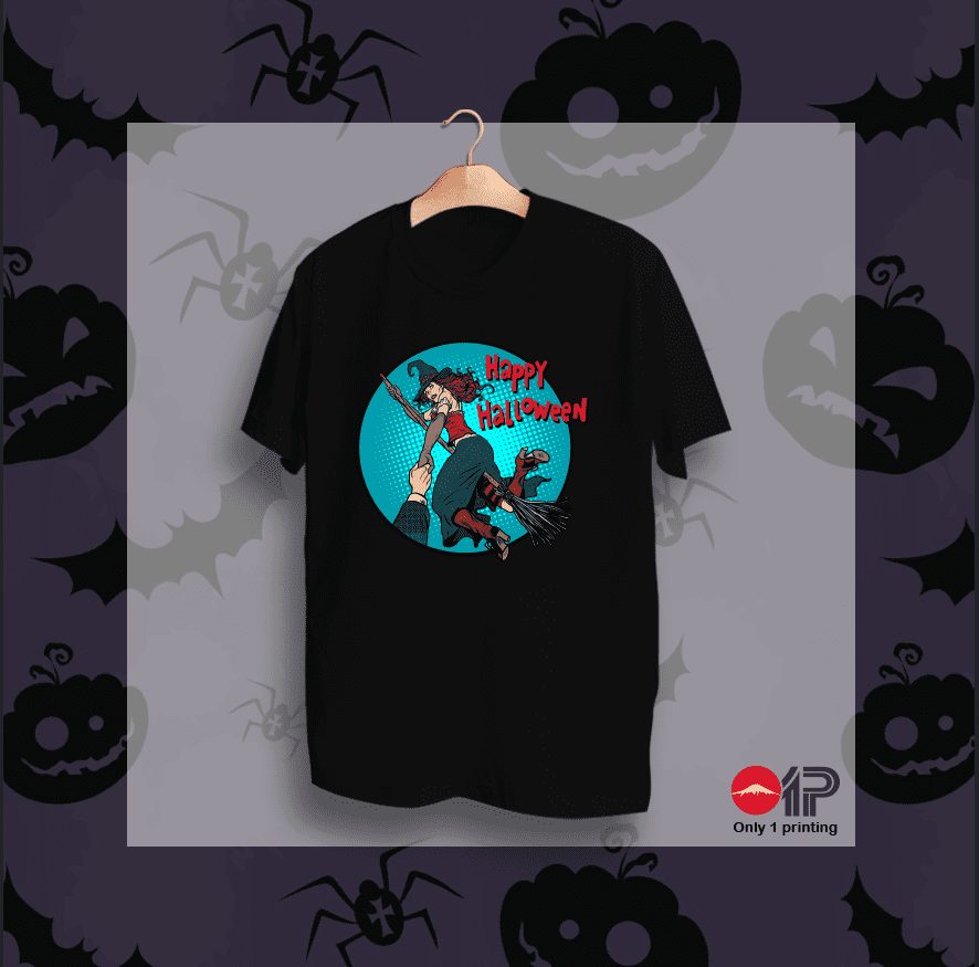Áo thun in họa tiết Halloween HW-35