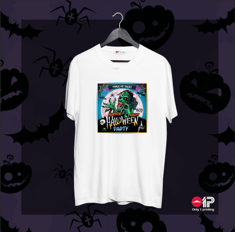  Áo thun in họa tiết Halloween HW-39 