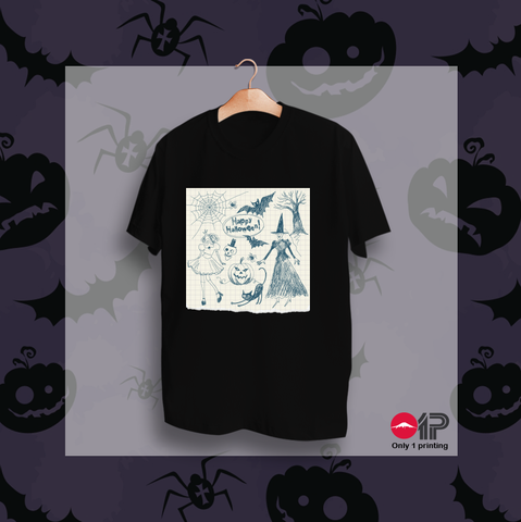  Áo thun in họa tiết Halloween HW-07 
