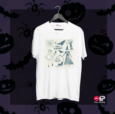  Áo thun in họa tiết Halloween HW-07 