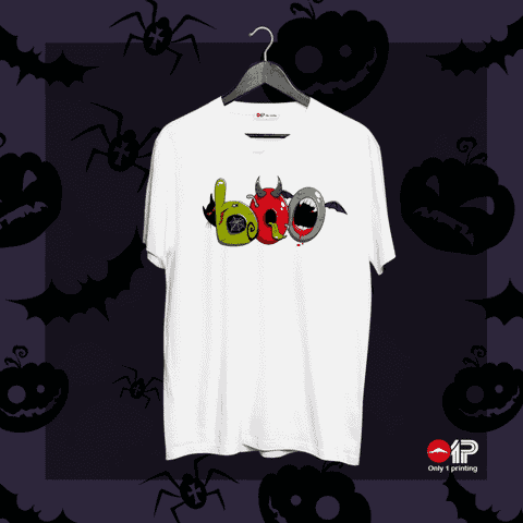  Áo thun in họa tiết Halloween HW-09 