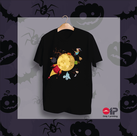  Áo thun in họa tiết Halloween HW-11 