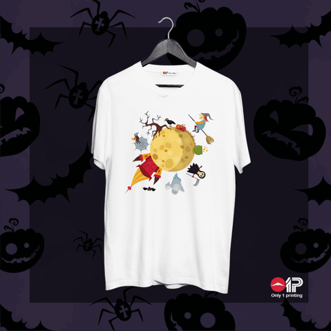  Áo thun in họa tiết Halloween HW-11 