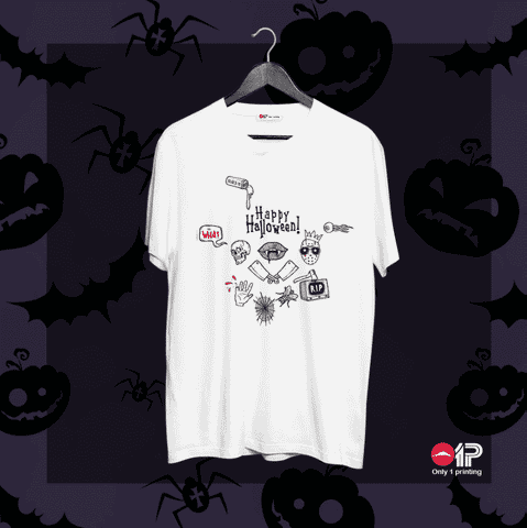  Áo thun in họa tiết Halloween HW-12 