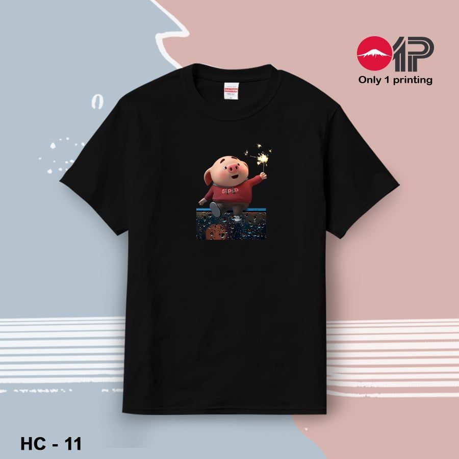 Bộ sưu tập áo thun in Heo Cute HC - 11