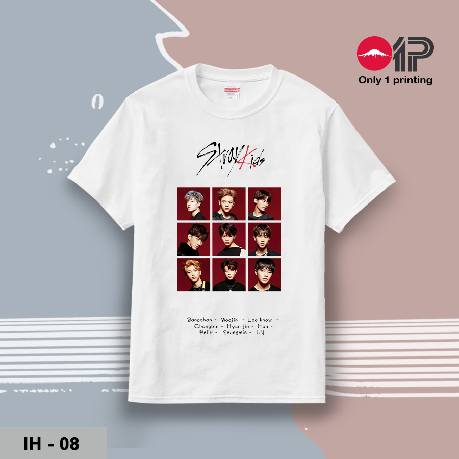 Áo thun in hình Idol Hàn quốc IH - 08