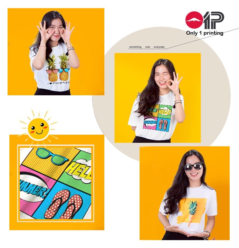 Áo thun in họa tiết cho mùa hè SM-04