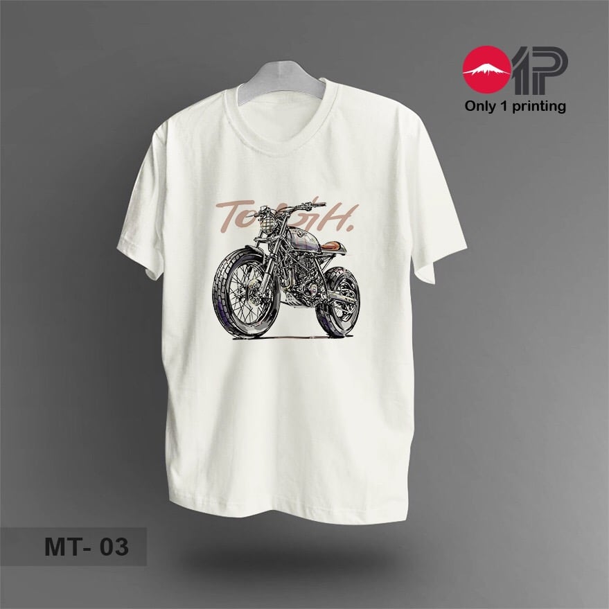 Áo thun in Moto MT-05 cá tính cho nam