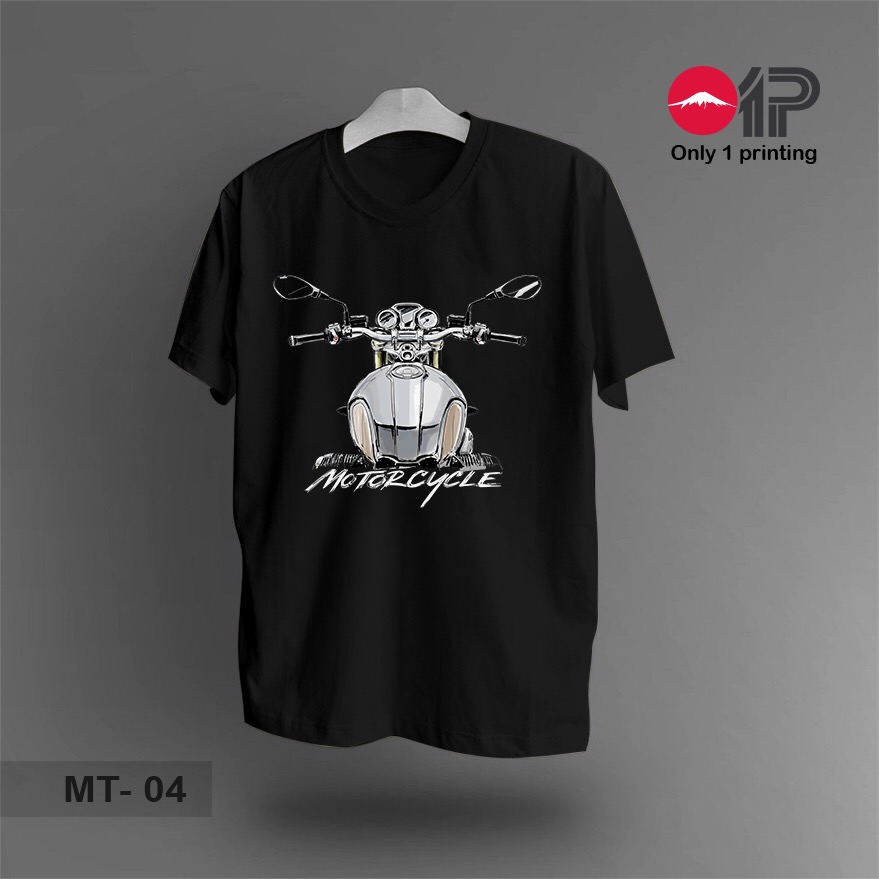 Áo thun in Moto MT-01 cá tính cho nam