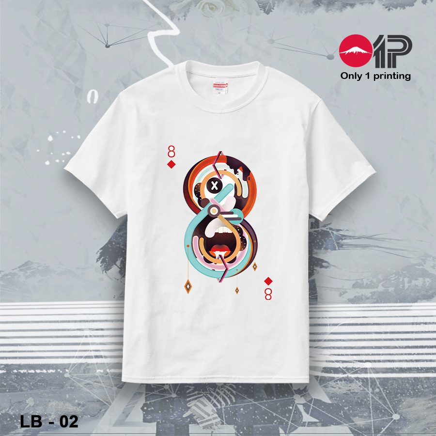Áo thun in Lá bài LB - 02