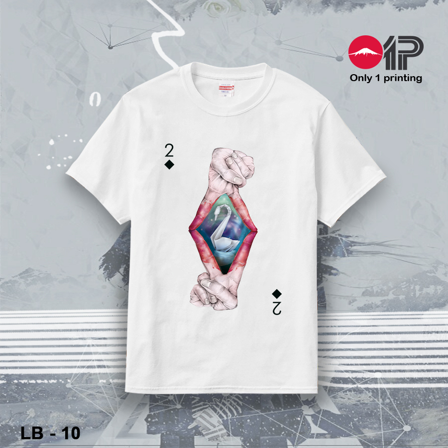 Áo thun in Lá bài LB - 10