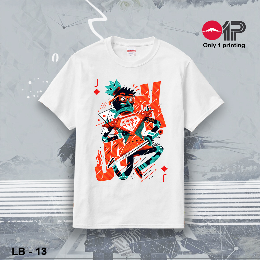 Áo thun in Lá bài LB - 13