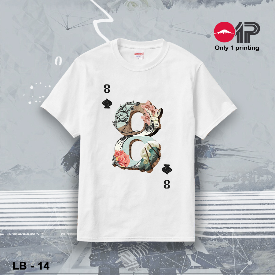 Áo thun in Lá bài LB - 14