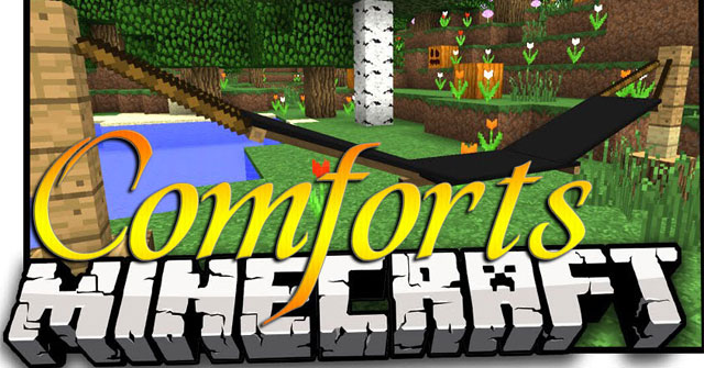 Comforts Mod Mod chế tạo túi ngủ, võng cho Minecraft – mobifirst Comforts Mod Mod chế tạo túi ngủ, võng cho Minecraft – mobifirst