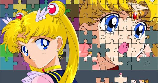  SailorMoon Puzzle Game ghép tranh Thủy thủ mặt trăng 