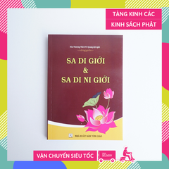 Kinh Phật - Sa di giới và Sa di ni giới Thích Trí Quang bìa giấy nâu chữ to rõ 336 trang