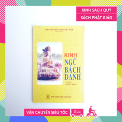Kinh Phật - Kinh Ngũ Bách Danh bìa giấy vàng - Thích Chân Lý - Chữ to rõ 90 trang