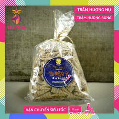 Túi 150 viên trầm hương tháp Thiên Ý - 0,25kg nụ trầm hương xông cao cấp - Cháy 20 phút/Viên - Túi đen