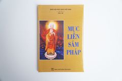 Sách phật giáo Mục liên sám pháp Phúc Tuệ bìa giấy nâu chữ to rõ 162 trang