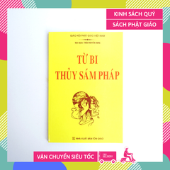 Kinh Phật - Từ Bi Thủy Sám Pháp bìa giấy vàng - Thích Huyền Dung