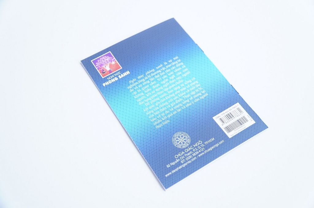 Sách phật giáo Nghi thức phóng sanh Thích Nhật Từ bìa giấy xanh chữ to rõ 10 trang