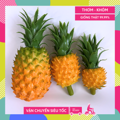 Trái Thơm giả đẹp như thật, trái cây giả cao cấp loại xịn giống thật 99% -  Trái thơm giả trang trí