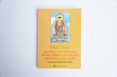 Sách phật giáo Phật thuyết Đại thừa vô lượng thọ Thích Đức Niệm bìa giấy cam chữ to rõ 186 trang