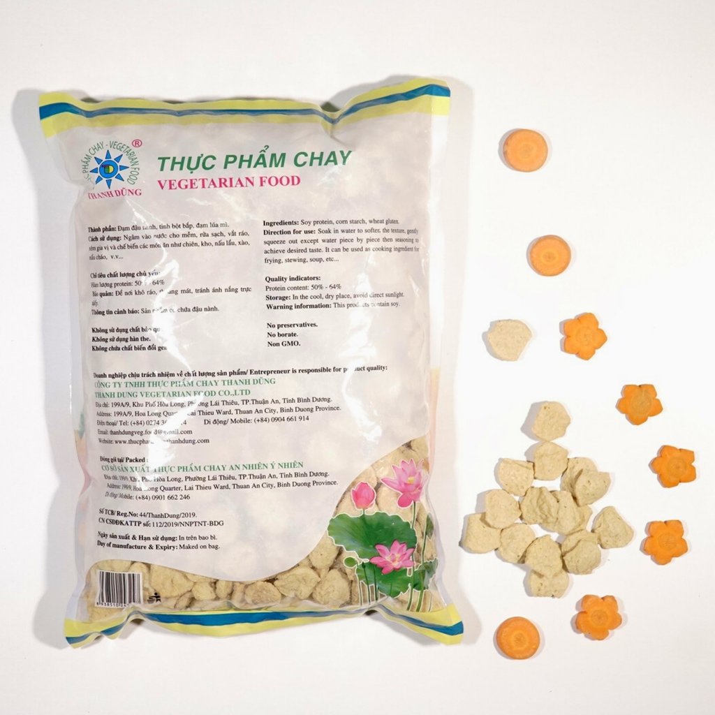 Thịt chay Thanh Dũng Heo lát chay, đồ chay cao cấp, thực phẩm vegan,đồ chay thiên nhiên, chay mặn đều dùng được - 100g & 1kg